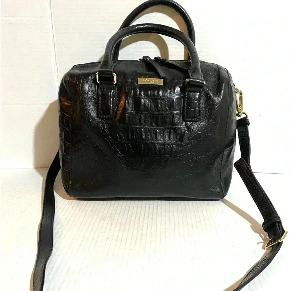 Kate spade leather satchel handbag